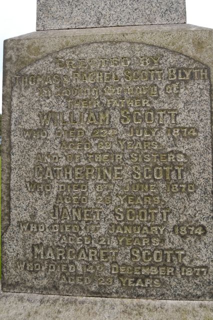 Monument at MacDuff Cemetery