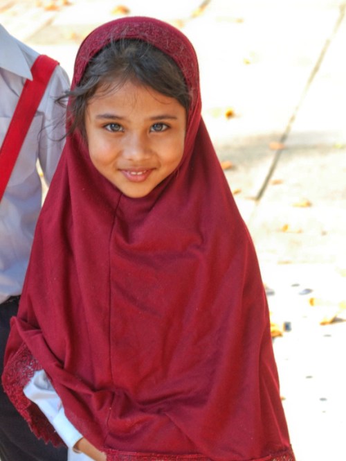 Beautiful little faces also grace my street