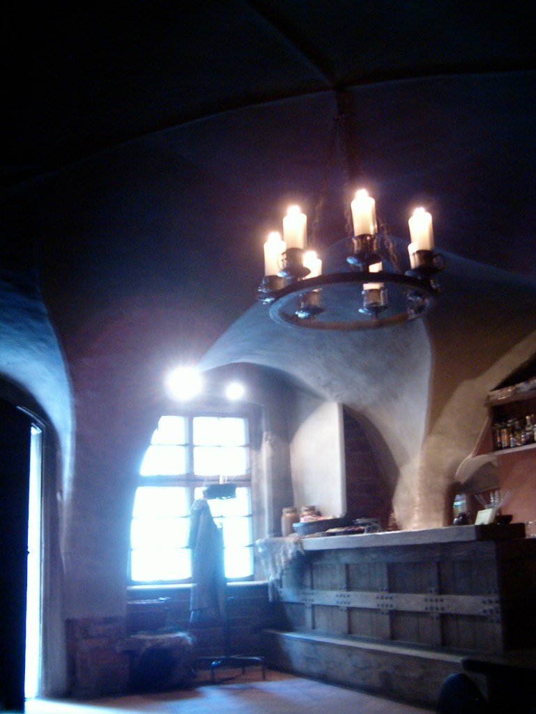 This is one of the several pictures I snapped, in quick succession. You can see the empty room, as we saw it.