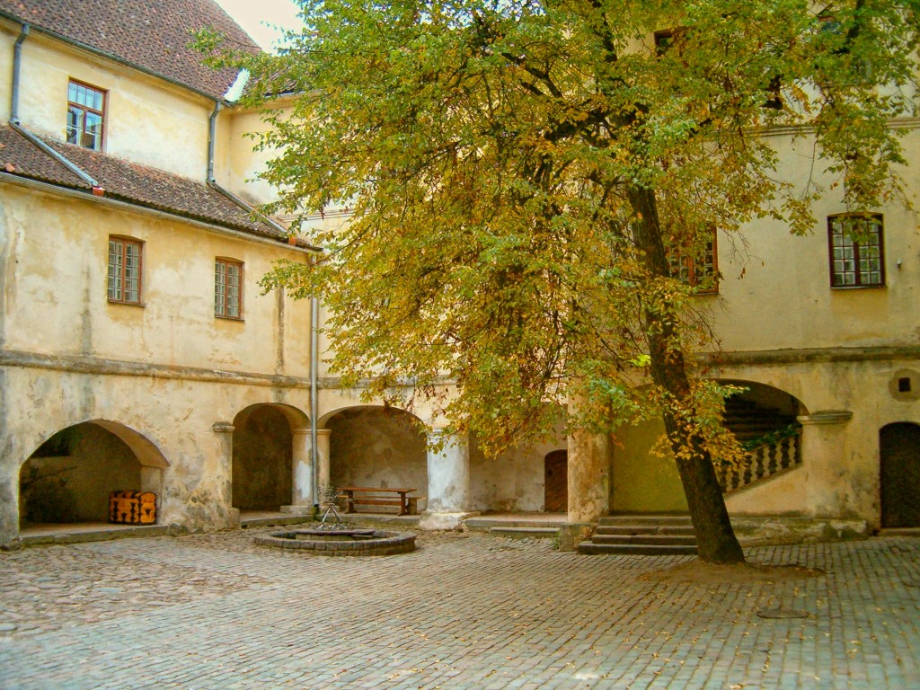Just off of the cobblestone courtyard was the small cafe.